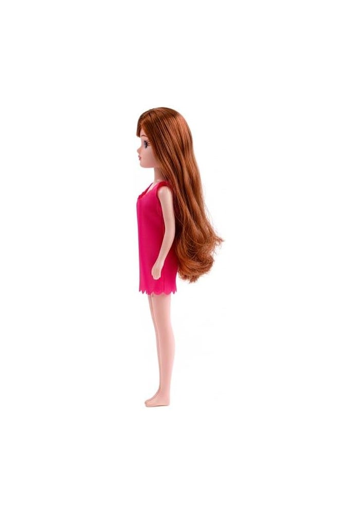 Daiso Dressing Doll – Pink Toy for Kids’ Dress-Up Play - Image 2